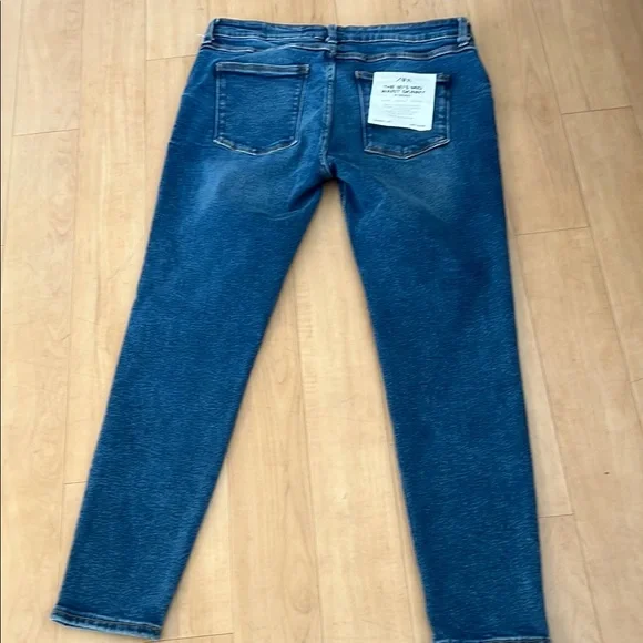 Zara 80s mid waist  Skinny Jeans 12 - Picture 8 of 11